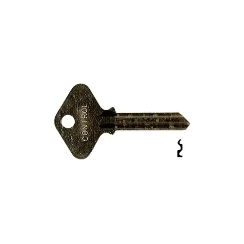 Yale Commercial FN117C PARA Control Key Blanks, 0 Bitted, 6-Pin, PARA Keyway