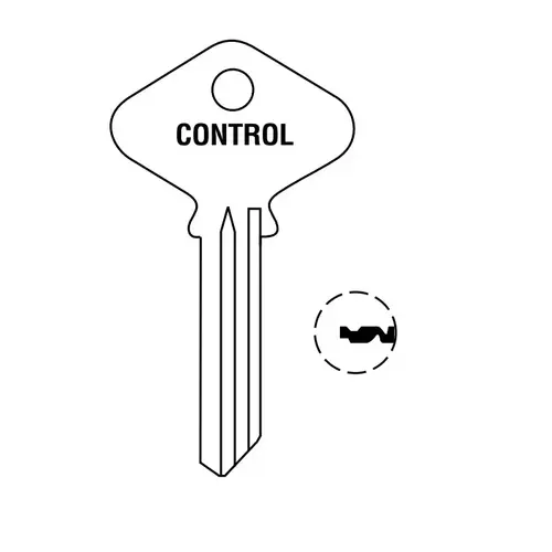 Yale Commercial FN118C GA Control Key Blanks, GA