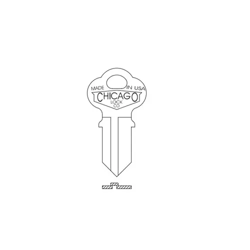 CompX National DK-4-R CHICAGO ORIGINAL KEY BLANK