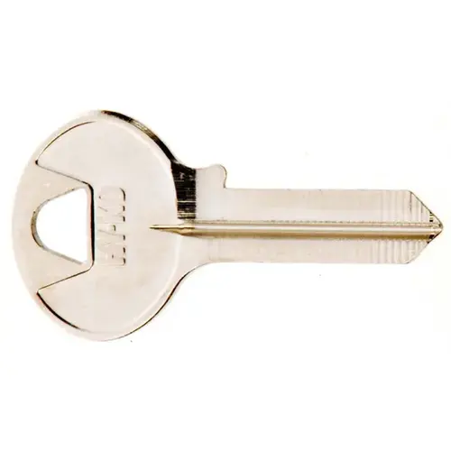 Hy-Ko 11010CO106 Key Blank, Brass, Nickel, For: Corbin Russwin Cabinet, House Locks and Padlocks