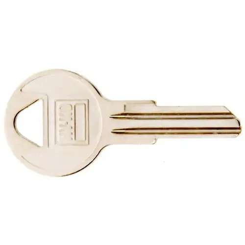 Hy-Ko 11010Y12 Key Blank, Brass, Nickel, For: Yale Cabinet, House Locks and Padlocks