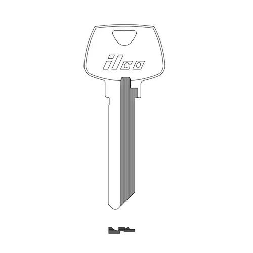 Kaba Ilco 01007LE -ILCO Key Blank