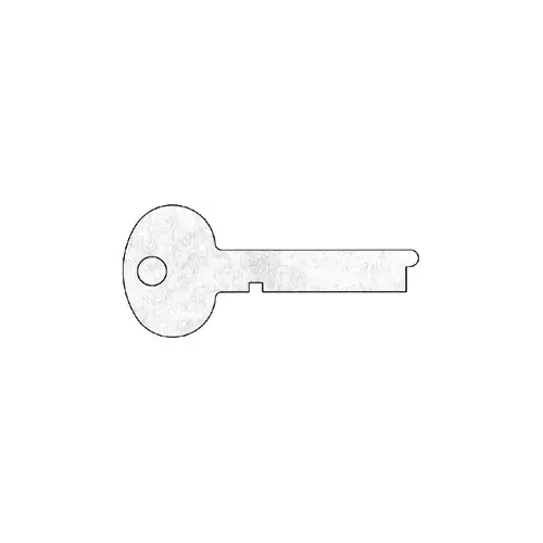 Kaba Ilco 1396S Renter 400/401/404 Blank Utility Key Silver