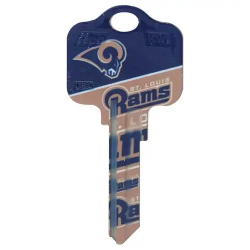 Kaba Ilco SC1-NFL-RAMS-ILCO Key Blank Painted