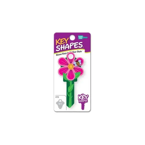 LUCKY LINE B106W Key Shapes Flower Bee WR3/5 Painted