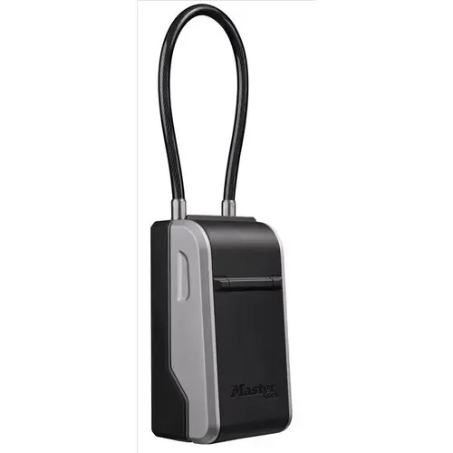 Master Lock 5482D Lock Box 5.2" H X 3.4" W X 5.2" L Metal 4-Digit Combination Black