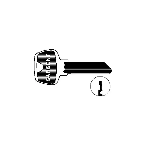 Sargent 6270RM Master Key Blank, 6-Pin
