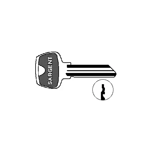 Sargent 6275RF 6-Pin Key Blank