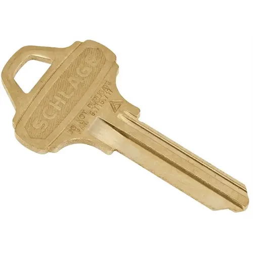 Schlage U011086 EVEREST CONTROL KEY FOR FULL SIZE IC CORES C123 KEYWAY Nickel