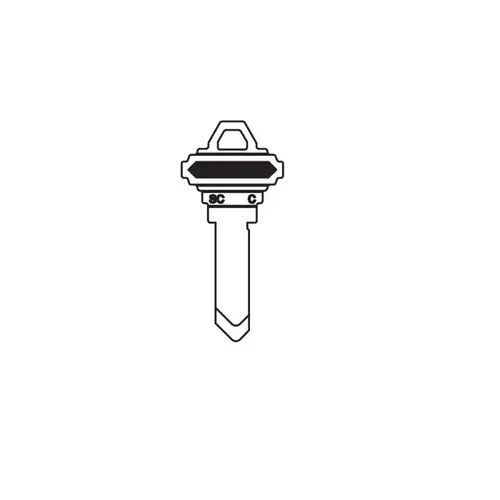 GMS KB5-SC-PB Key Blank