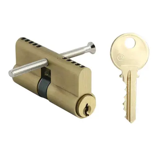 GMS PR11-YA-04 Profile Cylinder Satin Brass