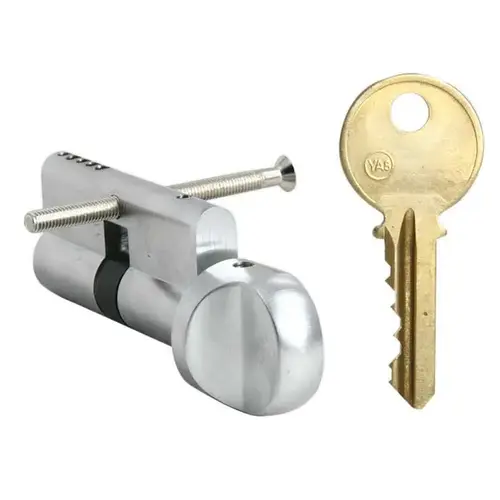 GMS PR12-YA-26D Profile Cylinder Satin Chrome