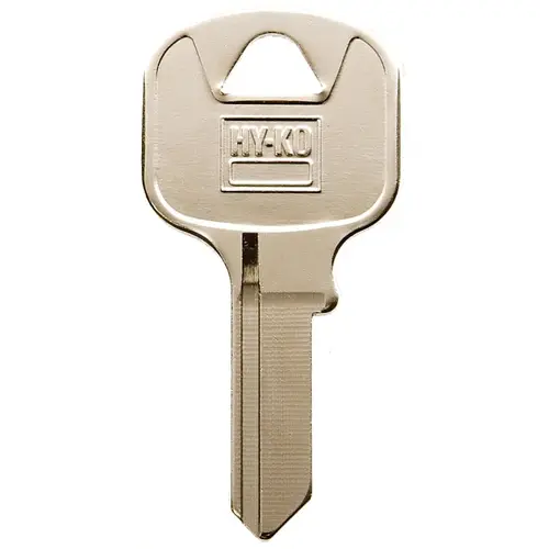Hy-Ko 11010AB13 Key Blank, Brass, Nickel, For: Abus Cabinet, House Locks and Padlocks