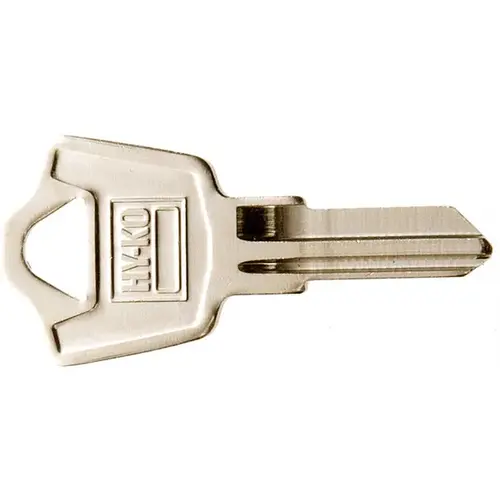Hy-Ko 11010ES8-XCP10 Key Blank, Brass, Nickel, For: ESP Vehicle Locks - pack of 10