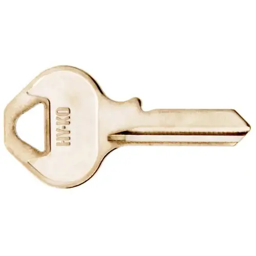 Hy-Ko 11010M16-XCP10 Key Blank, Brass, Nickel, For: Master Locks and Padlocks - pack of 10