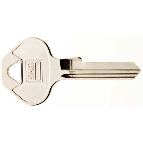Hy-Ko 11010M70-XCP10 Key Blank, Brass, Nickel, For: Master Locks and Padlocks - pack of 10