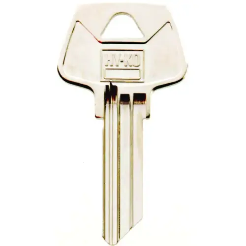 Hy-Ko 11010S32 Key Blank, Brass, Nickel, For: Sargent Cabinet, House Locks and Padlocks