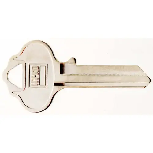 Hy-Ko 11010WR2-XCP10 Key Blank, Brass, Nickel, For: Weiser Cabinet, House Locks and Padlocks - pack of 10