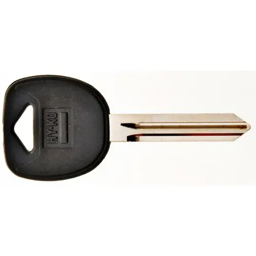 Hy-Ko 12005B106 Automotive Key Blank, Brass/Plastic, Nickel, For: General Motor Vehicle Locks Black