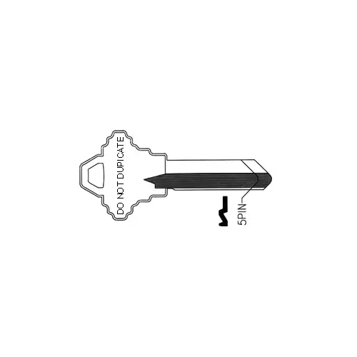 Ilco Unican Corporation 100C-NS-DND-XCP10 Schlage Key Blanks Do not Duplicate - pack of 10