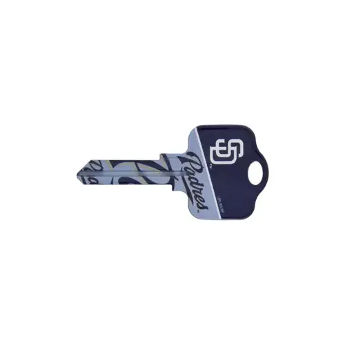 Ilco Unican Corporation SC1-MLB-PADRES Team Key MLB San Diego Padres Painted