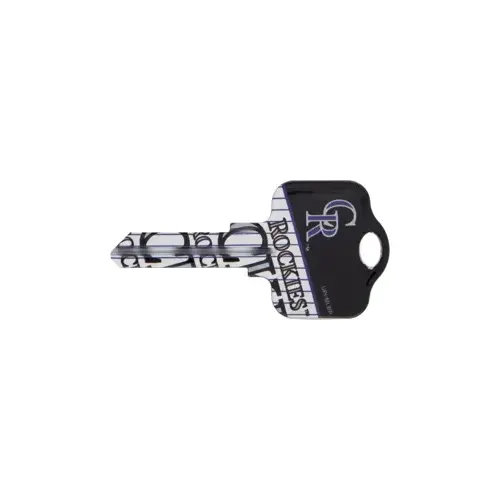 Ilco Unican Corporation SC1-MLB-ROCKIES Team Key MLB Colorado Rockies Painted