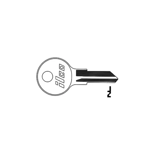Kaba Ilco O1014S-XCP10 Eagle Lock Blank Key Silver - pack of 10