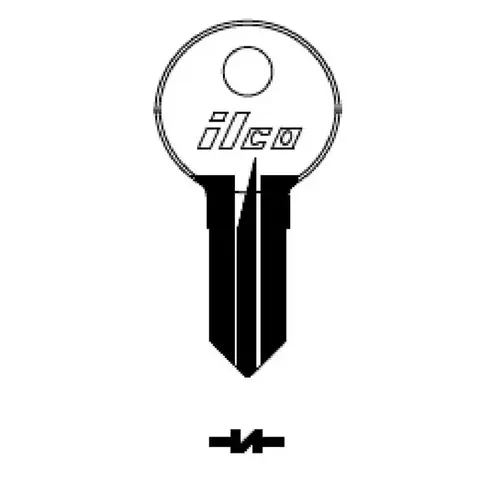 Kaba Ilco S1042ZP Illinois 210 Blank Utility Key Silver