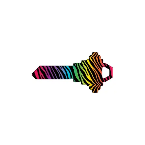 Howard Keys SC1-HK43-XCP5 Happy Keys Rainbow Zebra - pack of 5