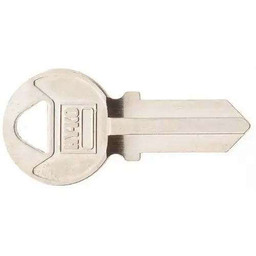 Hy-Ko 11010AM1 Key Blank, Brass, Nickel, For: American Cabinet, House Locks and Padlocks