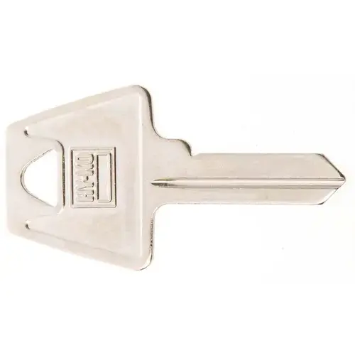 Hy-Ko 11010AM6 Key Blank, Brass, Nickel, For: American Cabinet, House Locks and Padlocks