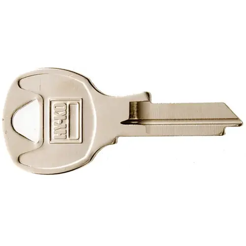 Hy-Ko 11010NA44-XCP10 Key Blank, Brass, Nickel, For: National Cabinet, House Locks and Padlocks - pack of 10