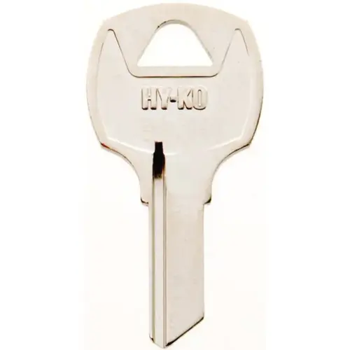 Hy-Ko 11010RO5-XCP10 Key Blank, Brass, Nickel, For: National Cabinet Locks - pack of 10