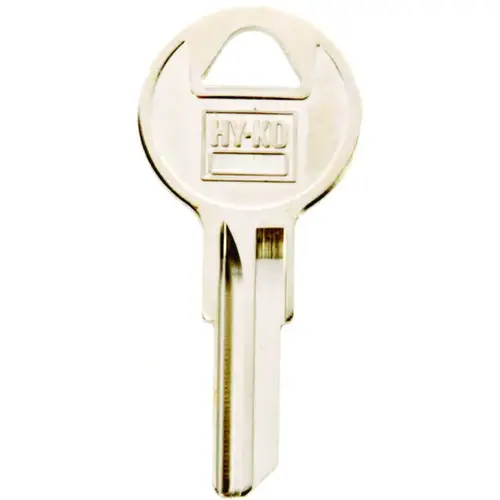 Hy-Ko 11010Y105-XCP10 Key Blank, Brass, Nickel, For: Yale Cabinet, House Locks and Padlocks - pack of 10