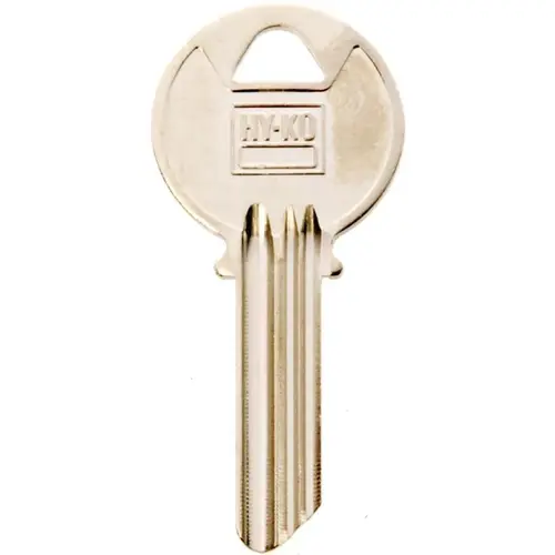 Hy-Ko 11010Y3 Key Blank, Brass, Nickel, For: Yale Cabinet, House Locks and Padlocks