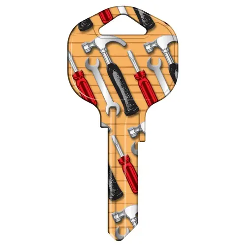 Hy-Ko 15005KW1-TOOL-XCP200 Key Blank, Brass, Nickel, For: Kwikset KW1 Keyways - pack of 200