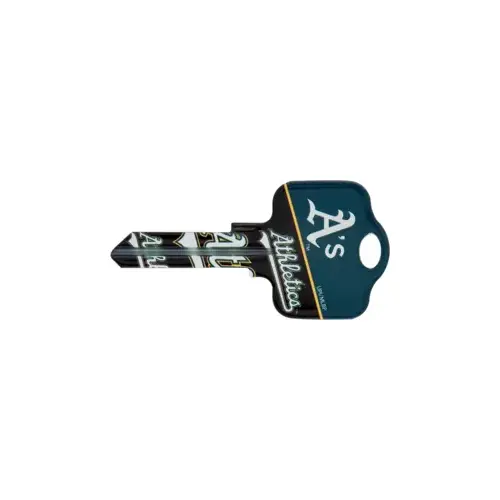 Ilco Unican Corporation SC1-MLB-ATHLETICS Team Key MLB Oakland Athletics Painted