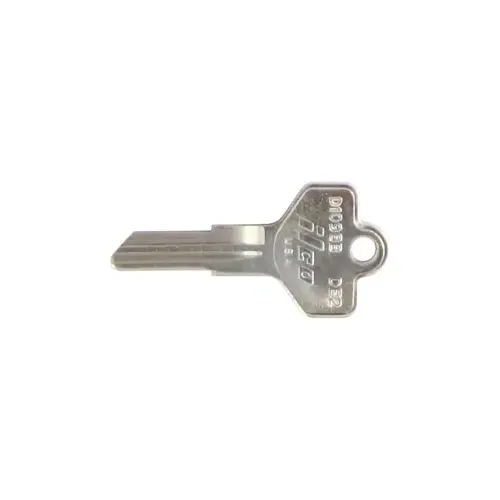 Kaba Ilco D1098B-XCP10 Master/Dexter DE2 Blank Utility Key Silver - pack of 10