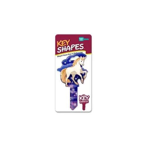 LUCKY LINE B150K Unicorn Key Shapes Decorative House Key - KW1