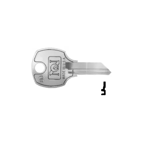 Compx Security D8783-XCP10 Original disc tumbler keyblanks 5 pin Brass - pack of 10