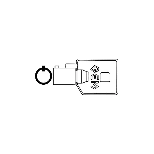 Compx Security K137-XCP10 Ace Key Gem F/1000 Series - pack of 10