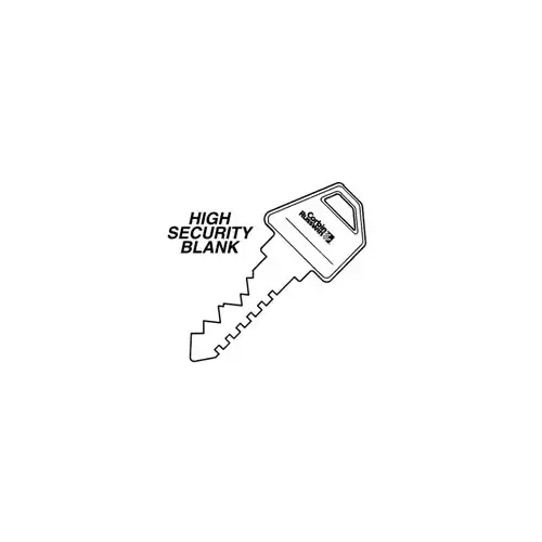 Corbin Russwin 59A1-6PIN-90 Coined Logo 6 Pin Key Blank with 59A1 Keyway