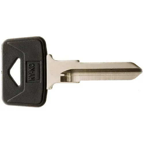 Hy-Ko 12005VL8 Automotive Key Blank, Brass/Plastic, Nickel, For: Volvo Vehicle Locks