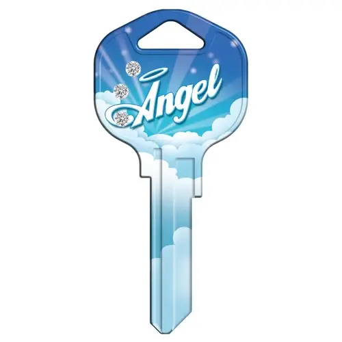Hy-Ko 16005KW1-ANBL-XCP5 KW1 KEYBLANK ANGEL BLING - pack of 5