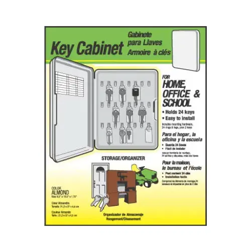 HY-KO PROD CO KO301 Key Cabinet, Holds 24 Keys, Plastic