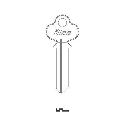 Kaba Ilco 1036S-ILCO Key Blank