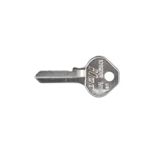 Kaba Ilco 1092NR-XCP10 Master/Dexter M16 Blank Utility Key Silver - pack of 10