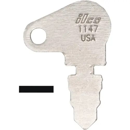 Kaba Ilco AD01009002 1147 Golf Cart/Yard Tractor Trac Key Blank - pack of 10