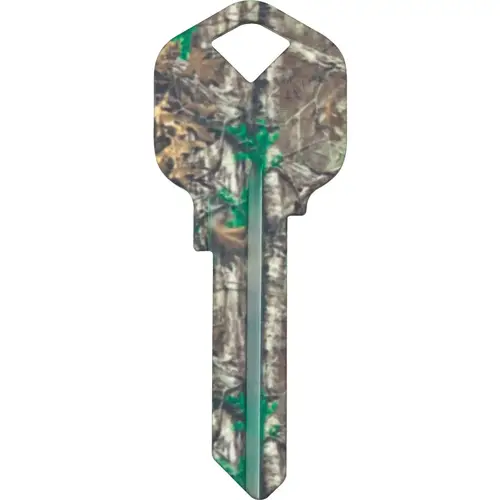 Kaba Ilco AK00030550 Kwikset Realtree Green Camo Design Decorative Key, KW1 / KCKW-RT XTRA GREEN CAMO