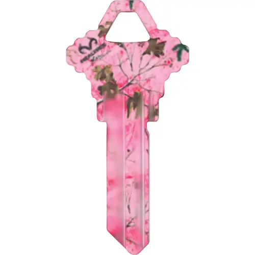 Kaba Ilco AK00030630 Schlage Realtree Paradise Pink Camo Design Decorative Key, SC1 / KCSC1-RT XTRA PARADISE
